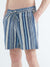 Es Cubells Cotton Shorts in Blue Stripes